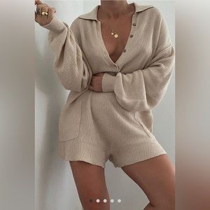 Free People Picnic Sweater Romper